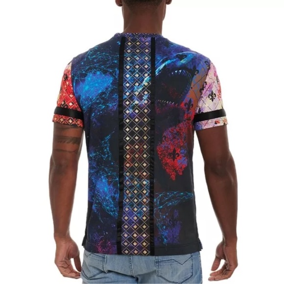 Robert Graham King Shark Limited Edition T-shirt size small men’s short sleeve - Picture 2 of 16
